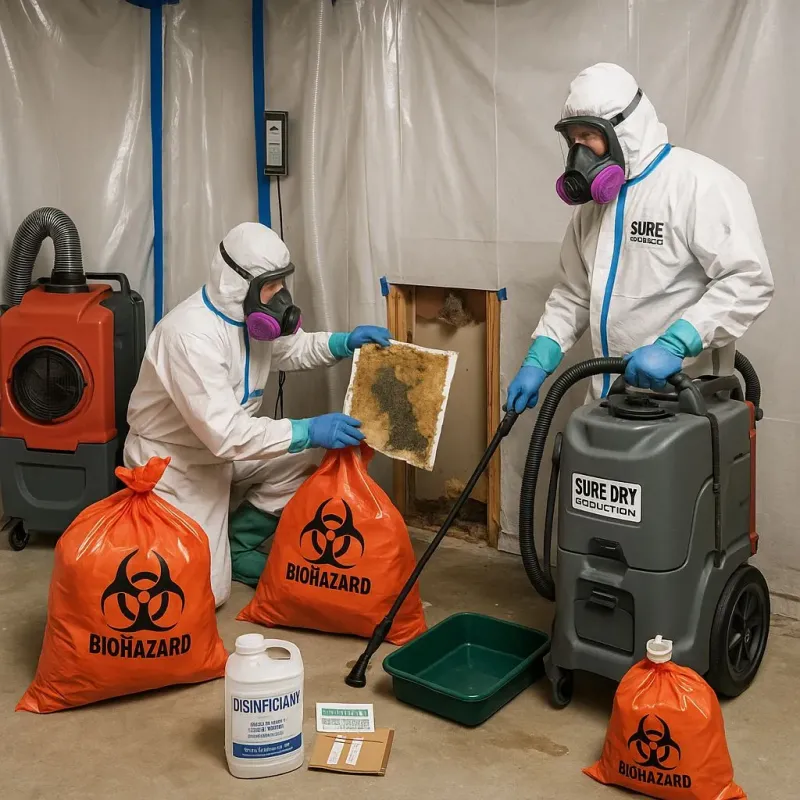 Contaminated Water Handling Protocols process in El Dorado, KS